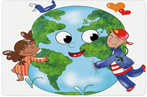 Рисунок земля без мусора