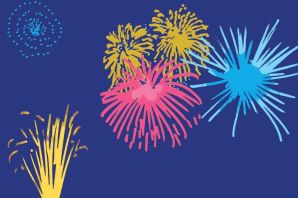 Фейерверк рисунок