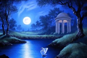 Лунная дорожка рисунок