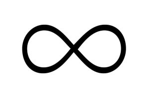 Знак бесконечности рисунок