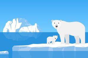 Льдины рисунок