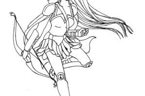 Лучница рисунок