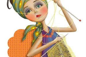 Рукодельница иллюстрации