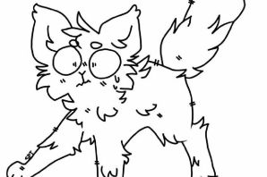 Котик с крыльями рисунок