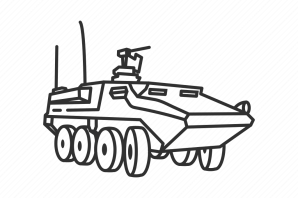 Бтр рисунок карандашом