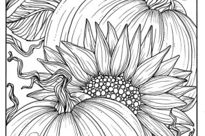 Раскраски антистресс осень