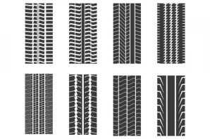 Рисунок шины автомобиля