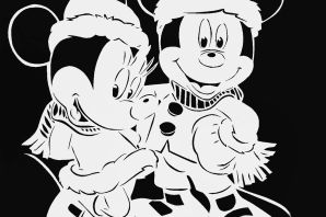 Трафареты новогодние