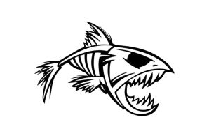 Пиранья рисунок