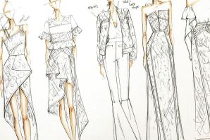 Эскизы модельеров