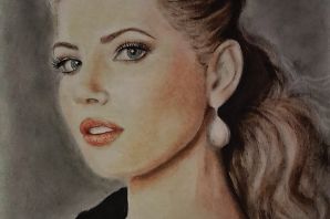 Рисунок сухой кистью