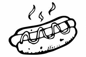 Шаурма раскраска