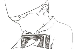 Раскраска мусульманка