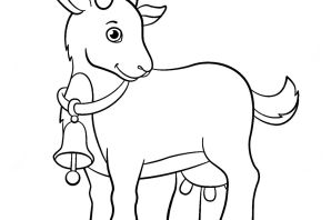 Рисунок козла для детей