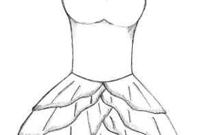 Платья для срисовки