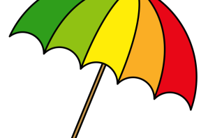 Зонтик рисунок для детей