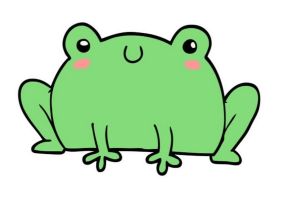 Легкие рисунки лягушки