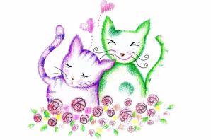 Маленькие цветные рисунки