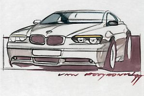 Рисунки для срисовки бмв