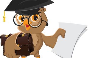 Ученая сова рисунок