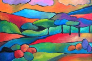 Масляная пастель рисунки