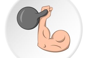 Накаченная рука рисунок