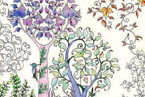 Волшебный сад раскраска