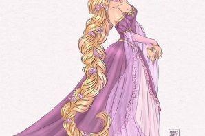 Рапунцель рисунок