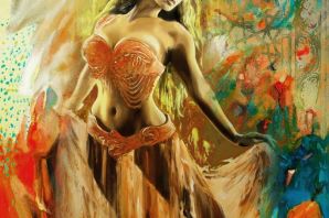 Восточные танцы рисунок