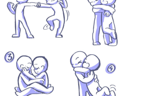 Парные позы для срисовки