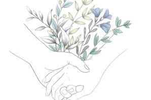 Две ладони рисунок