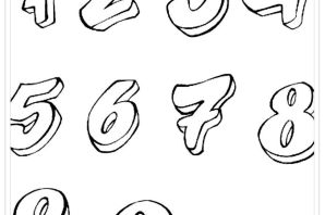 Нарисованные цифры