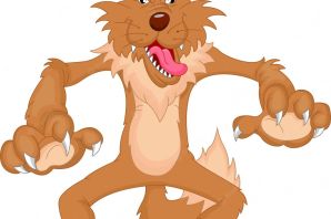 Голодный волк рисунок