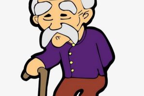 Старичок рисунок