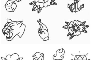 Эскизы на кисть маленькие