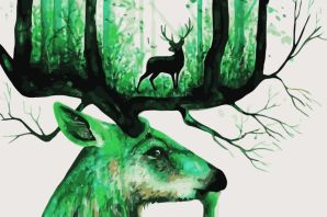 Пейзаж животных