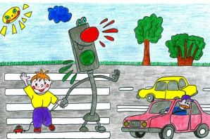 Рисунок на тему светофор