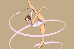 Гимнаст рисунок