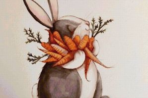 Детские рисунки зайца