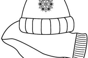 Шарф раскраска