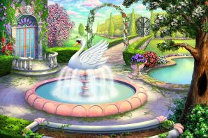 Фонтан детский рисунок