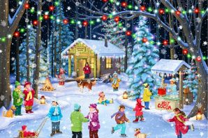 Рисунок новогодний праздник