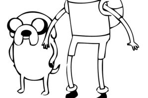 Раскраска картун кэт