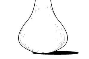Груша раскраска
