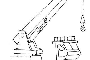 Автокран рисунок