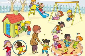 Садик рисунок