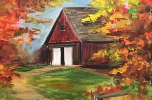 Дом рисунок красками