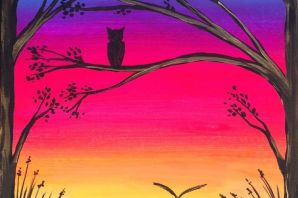 Закат карандашом простым