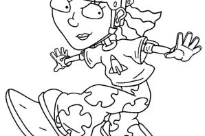 Раскраска скейтборд