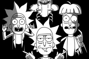 Рик и морти рисунок